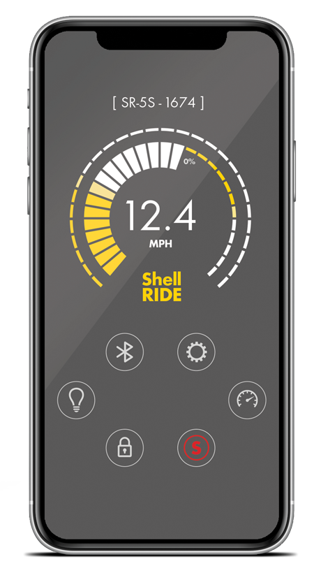 Image of Shell Ride App on Phone Screen