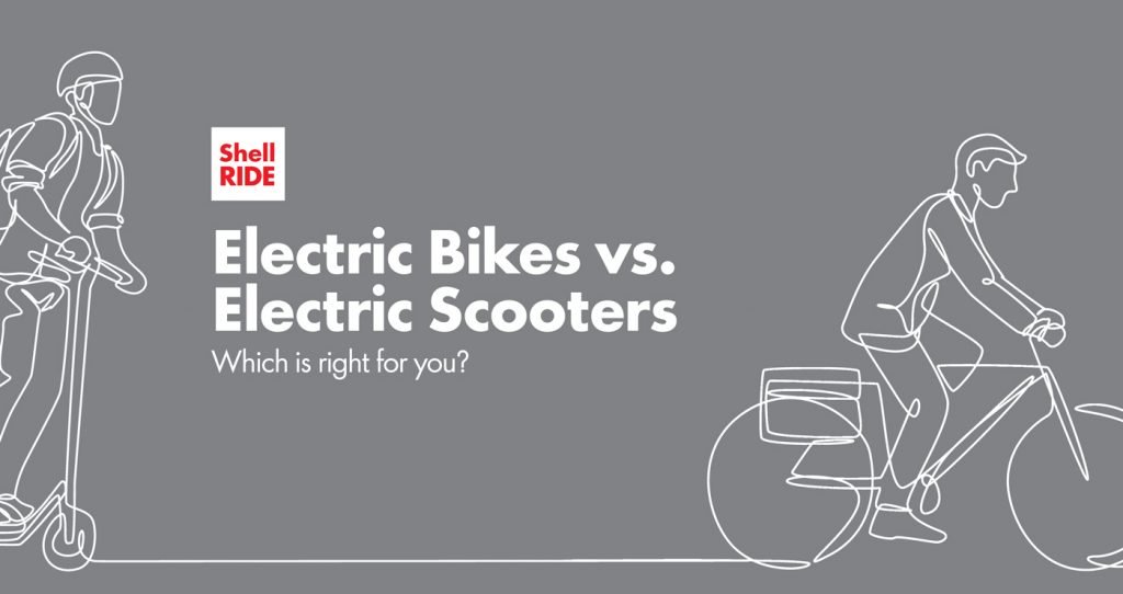 E-Bikes vs E-Scooter Blog Image