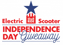 electric scooter independence day giveaway message